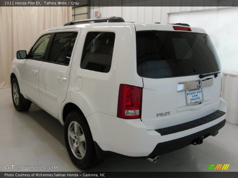 Taffeta White / Gray 2011 Honda Pilot EX