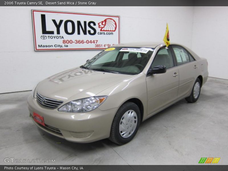 Desert Sand Mica / Stone Gray 2006 Toyota Camry SE