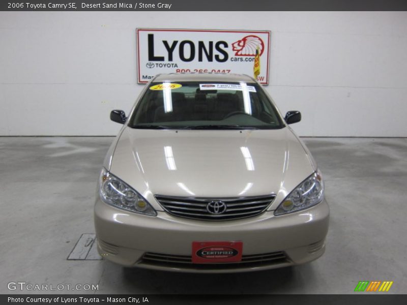 Desert Sand Mica / Stone Gray 2006 Toyota Camry SE