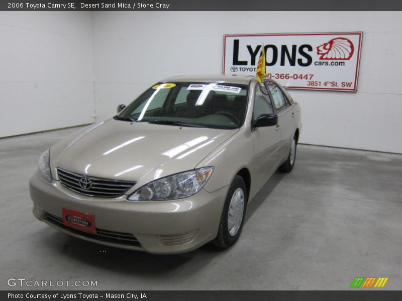 Desert Sand Mica / Stone Gray 2006 Toyota Camry SE