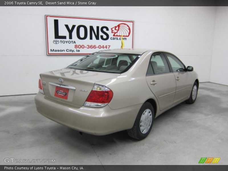 Desert Sand Mica / Stone Gray 2006 Toyota Camry SE