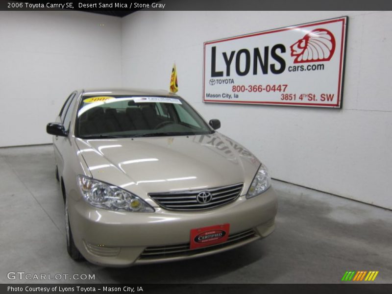 Desert Sand Mica / Stone Gray 2006 Toyota Camry SE