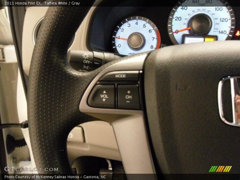 Taffeta White / Gray 2011 Honda Pilot EX