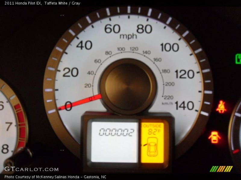 Taffeta White / Gray 2011 Honda Pilot EX