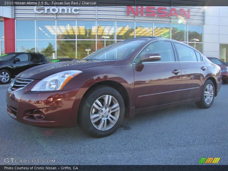 Tuscan Sun Red / Charcoal 2010 Nissan Altima 2.5 SL