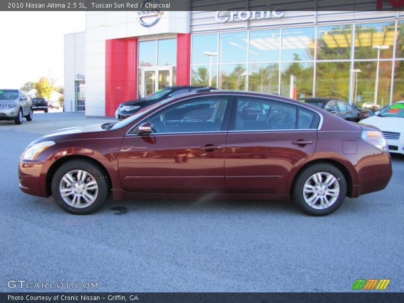 Tuscan Sun Red / Charcoal 2010 Nissan Altima 2.5 SL
