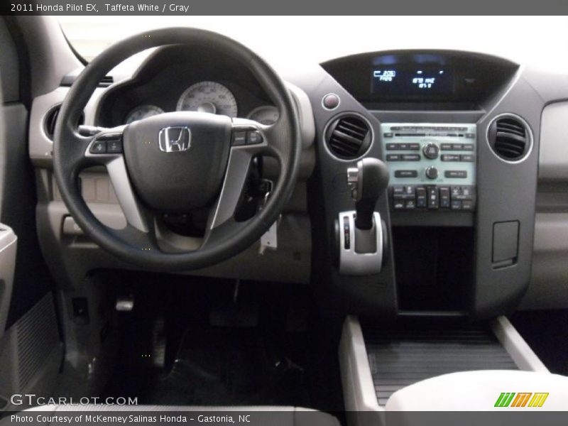 Taffeta White / Gray 2011 Honda Pilot EX