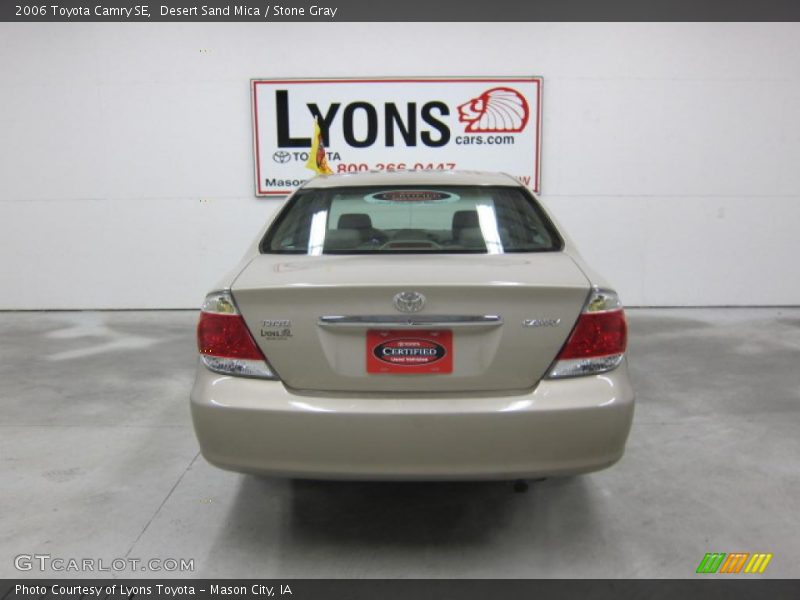 Desert Sand Mica / Stone Gray 2006 Toyota Camry SE