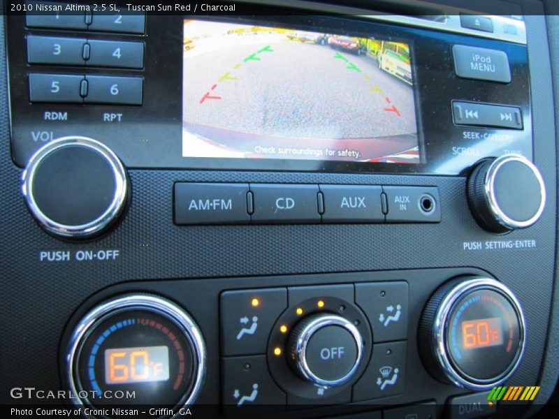 Controls of 2010 Altima 2.5 SL