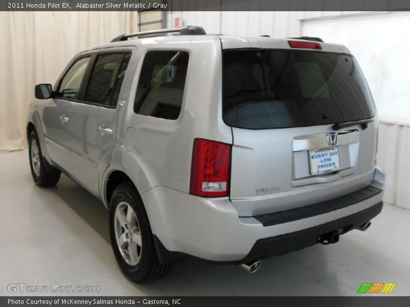 Alabaster Silver Metallic / Gray 2011 Honda Pilot EX
