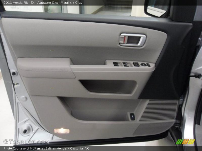 Alabaster Silver Metallic / Gray 2011 Honda Pilot EX