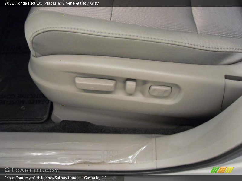 Alabaster Silver Metallic / Gray 2011 Honda Pilot EX