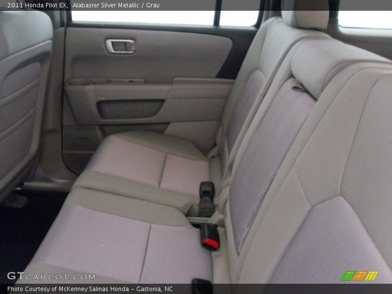 Alabaster Silver Metallic / Gray 2011 Honda Pilot EX