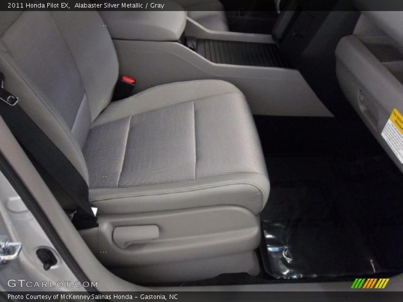 Alabaster Silver Metallic / Gray 2011 Honda Pilot EX