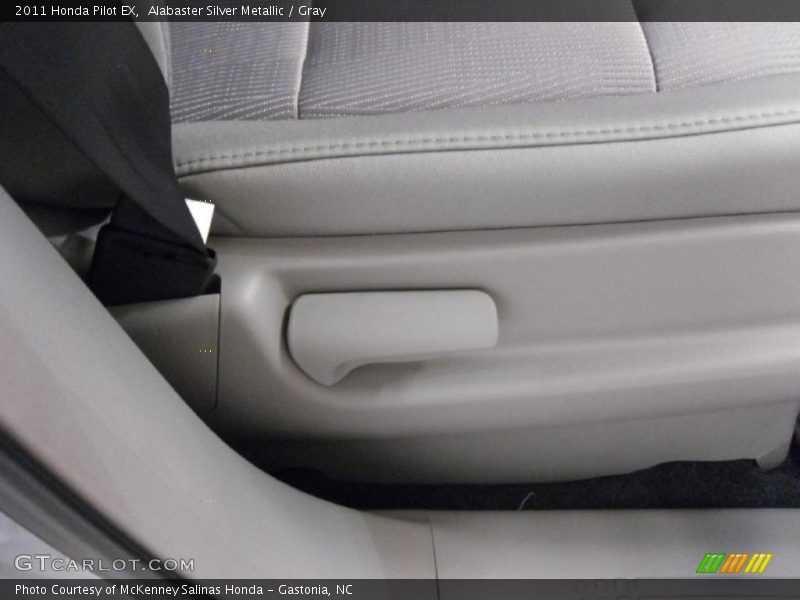 Alabaster Silver Metallic / Gray 2011 Honda Pilot EX