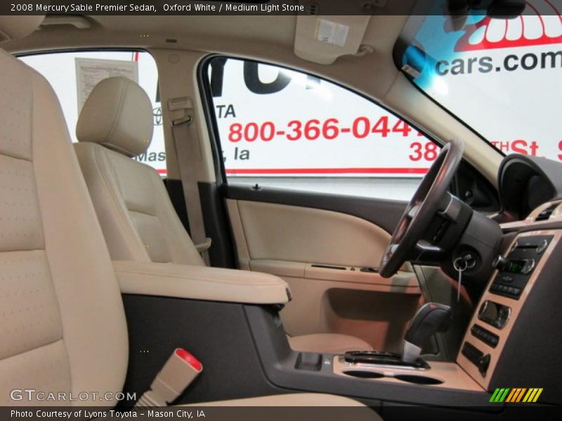 Oxford White / Medium Light Stone 2008 Mercury Sable Premier Sedan