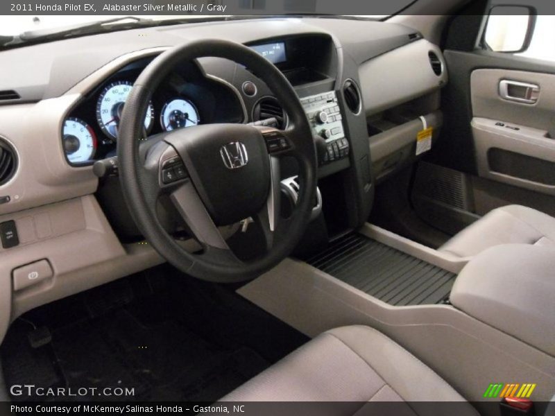 Gray Interior - 2011 Pilot EX 