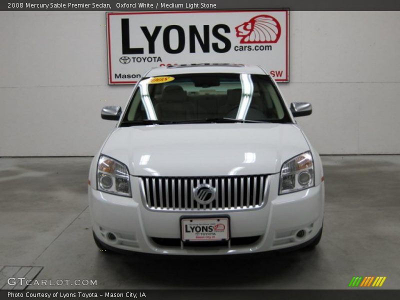 Oxford White / Medium Light Stone 2008 Mercury Sable Premier Sedan