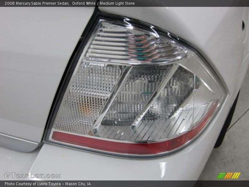 Oxford White / Medium Light Stone 2008 Mercury Sable Premier Sedan