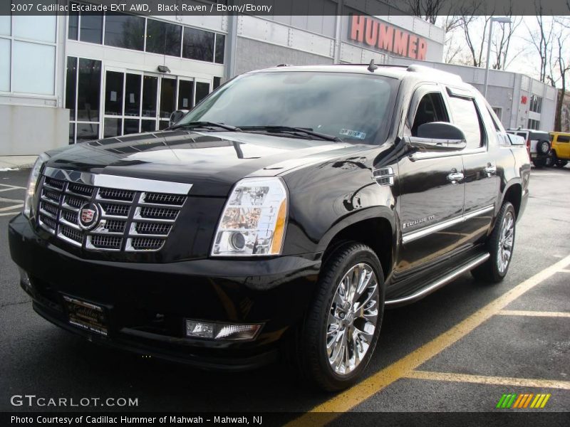 Black Raven / Ebony/Ebony 2007 Cadillac Escalade EXT AWD