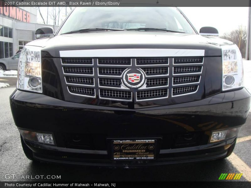 Black Raven / Ebony/Ebony 2007 Cadillac Escalade EXT AWD