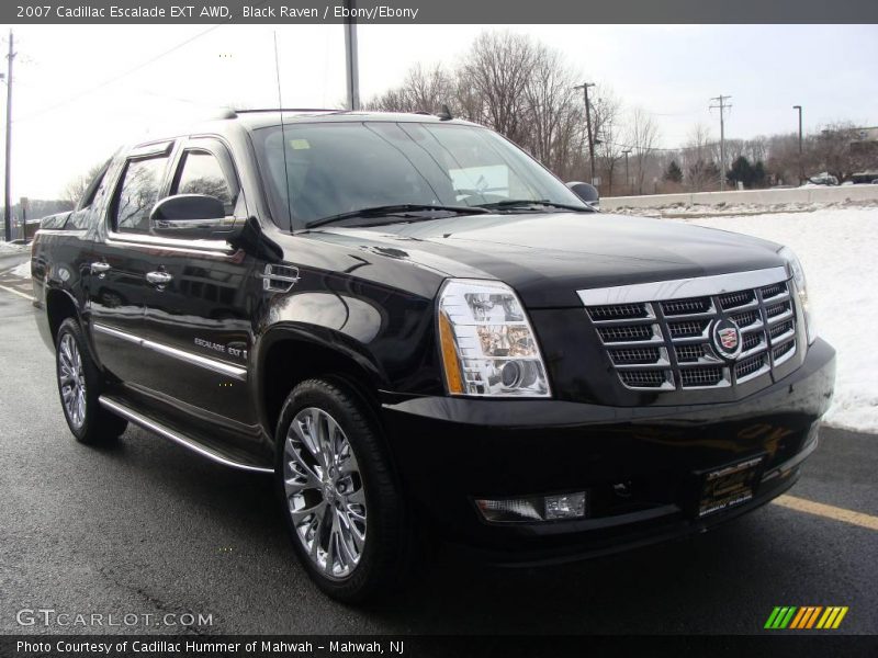 Black Raven / Ebony/Ebony 2007 Cadillac Escalade EXT AWD