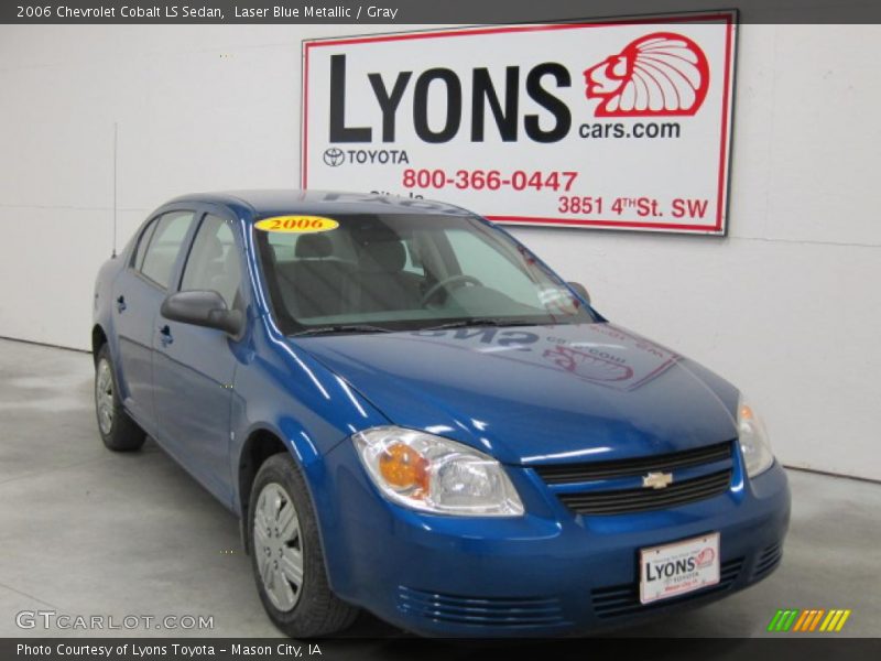 Laser Blue Metallic / Gray 2006 Chevrolet Cobalt LS Sedan