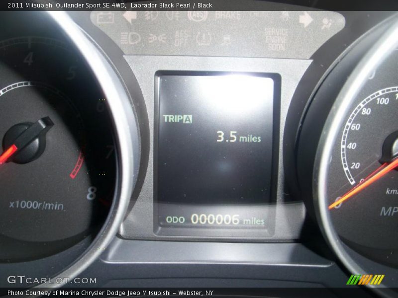 Labrador Black Pearl / Black 2011 Mitsubishi Outlander Sport SE 4WD