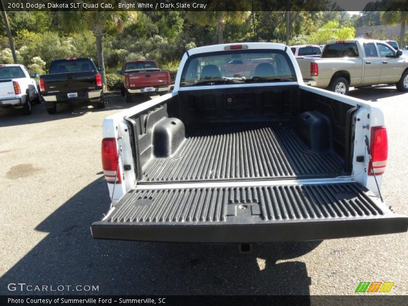 Bright White / Dark Slate Gray 2001 Dodge Dakota SLT Quad Cab