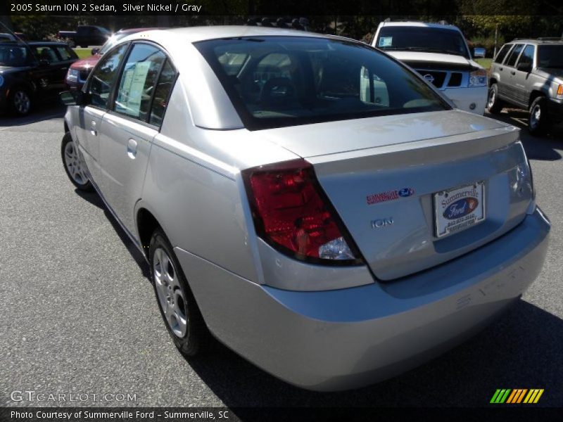 Silver Nickel / Gray 2005 Saturn ION 2 Sedan