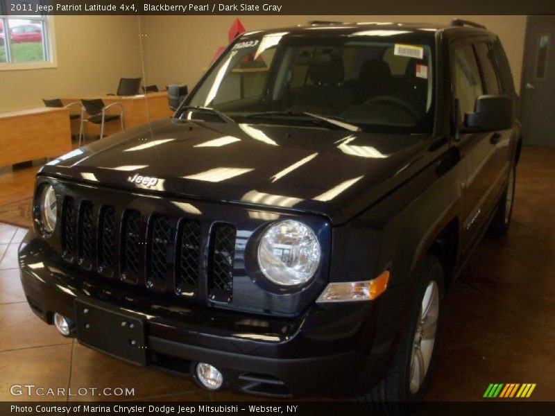 Blackberry Pearl / Dark Slate Gray 2011 Jeep Patriot Latitude 4x4