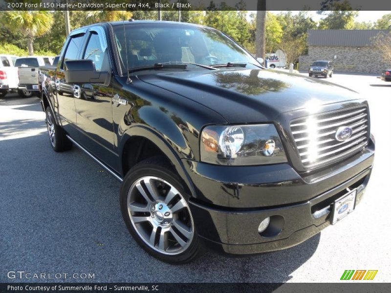Black / Black 2007 Ford F150 Harley-Davidson SuperCrew 4x4