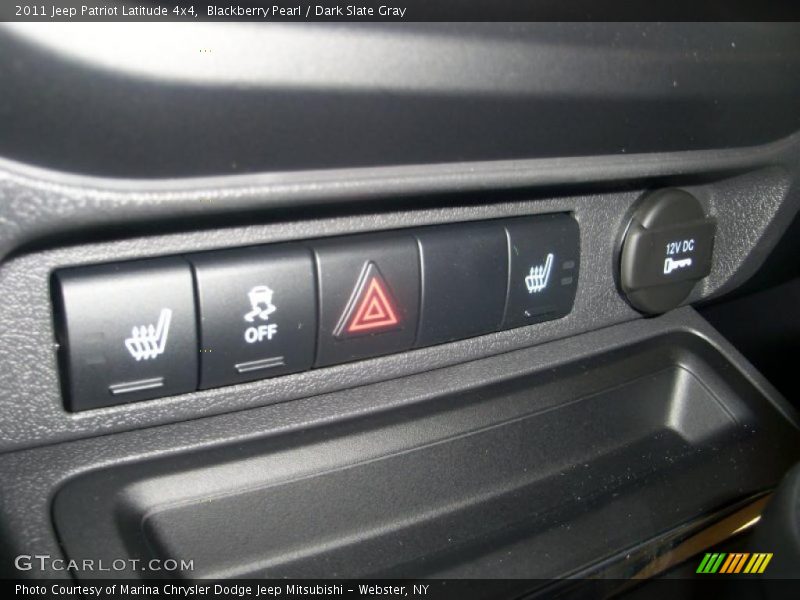 Blackberry Pearl / Dark Slate Gray 2011 Jeep Patriot Latitude 4x4