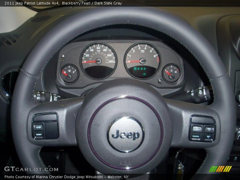 Blackberry Pearl / Dark Slate Gray 2011 Jeep Patriot Latitude 4x4
