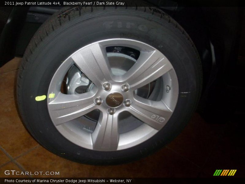Blackberry Pearl / Dark Slate Gray 2011 Jeep Patriot Latitude 4x4