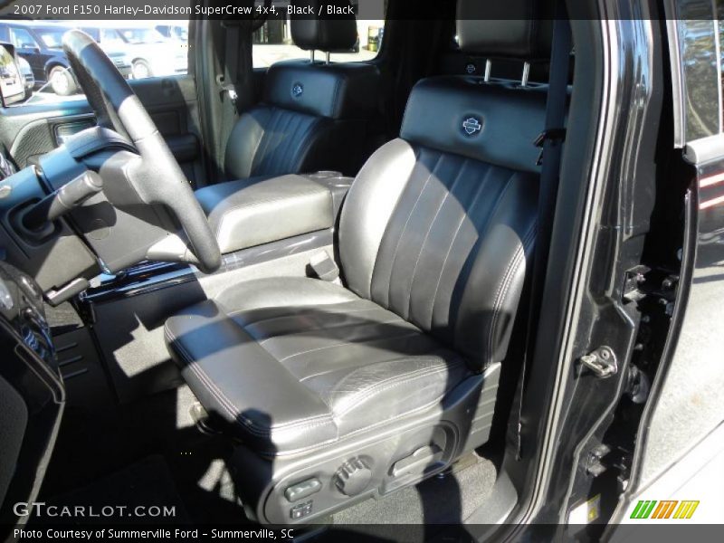 2007 F150 Harley-Davidson SuperCrew 4x4 Black Interior
