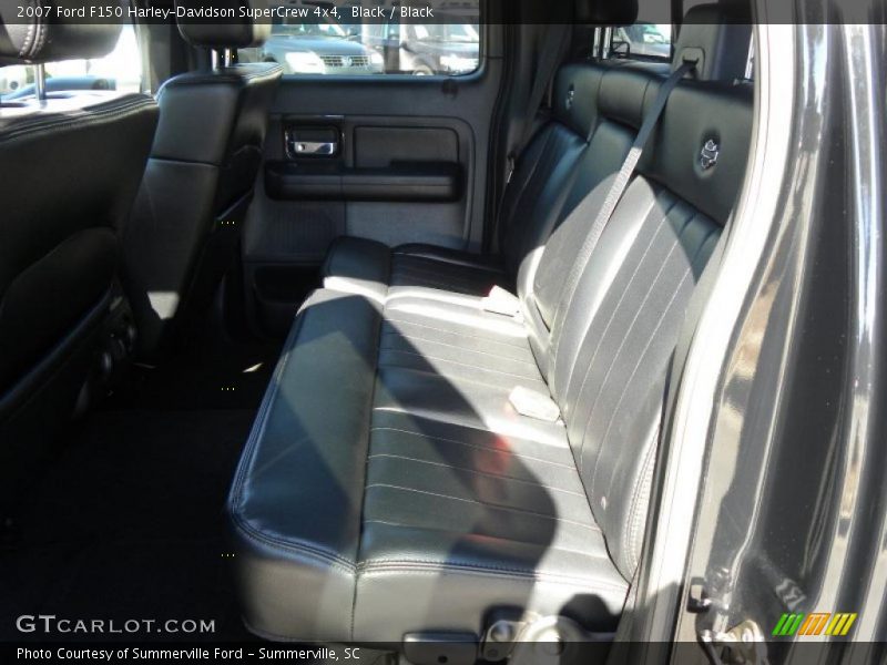  2007 F150 Harley-Davidson SuperCrew 4x4 Black Interior