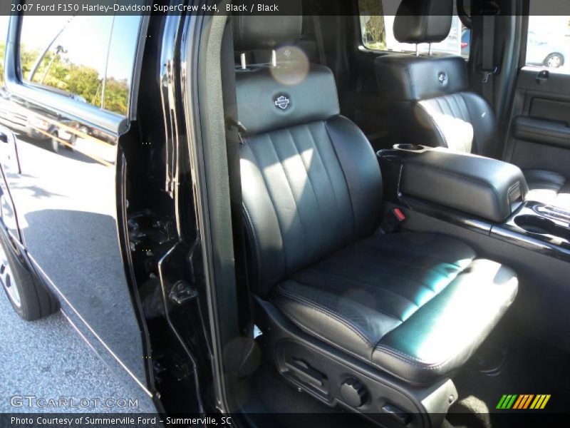  2007 F150 Harley-Davidson SuperCrew 4x4 Black Interior