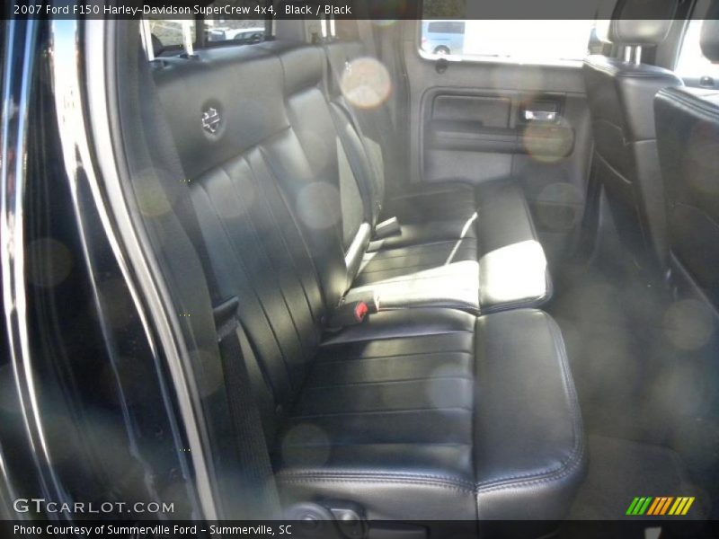  2007 F150 Harley-Davidson SuperCrew 4x4 Black Interior