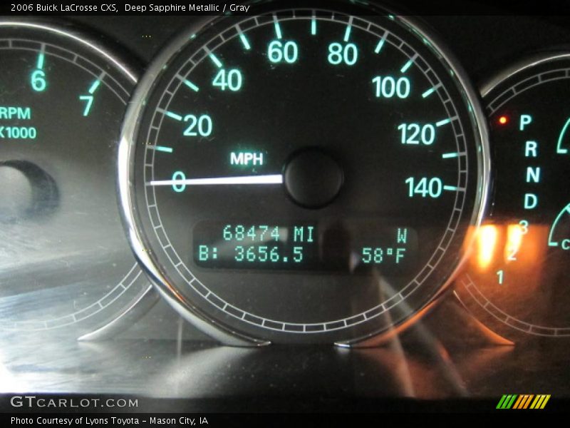 Deep Sapphire Metallic / Gray 2006 Buick LaCrosse CXS