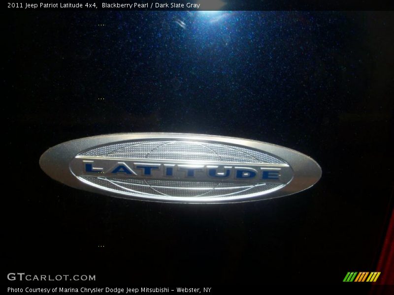 Blackberry Pearl / Dark Slate Gray 2011 Jeep Patriot Latitude 4x4