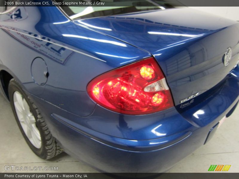 Deep Sapphire Metallic / Gray 2006 Buick LaCrosse CXS