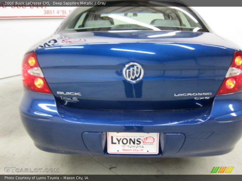 Deep Sapphire Metallic / Gray 2006 Buick LaCrosse CXS