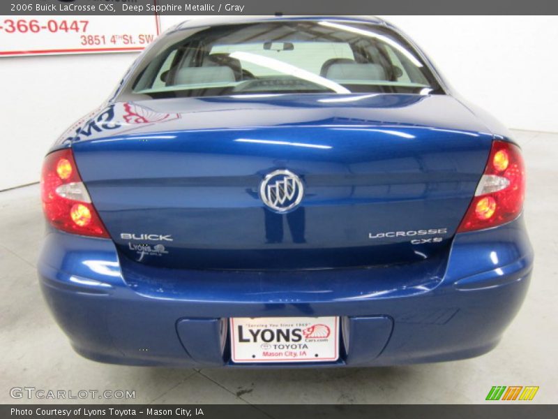Deep Sapphire Metallic / Gray 2006 Buick LaCrosse CXS