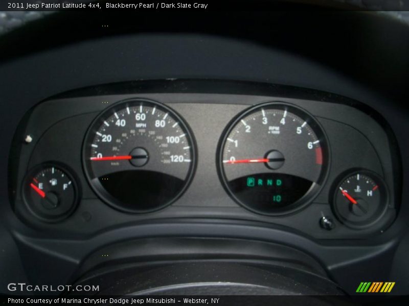 Blackberry Pearl / Dark Slate Gray 2011 Jeep Patriot Latitude 4x4
