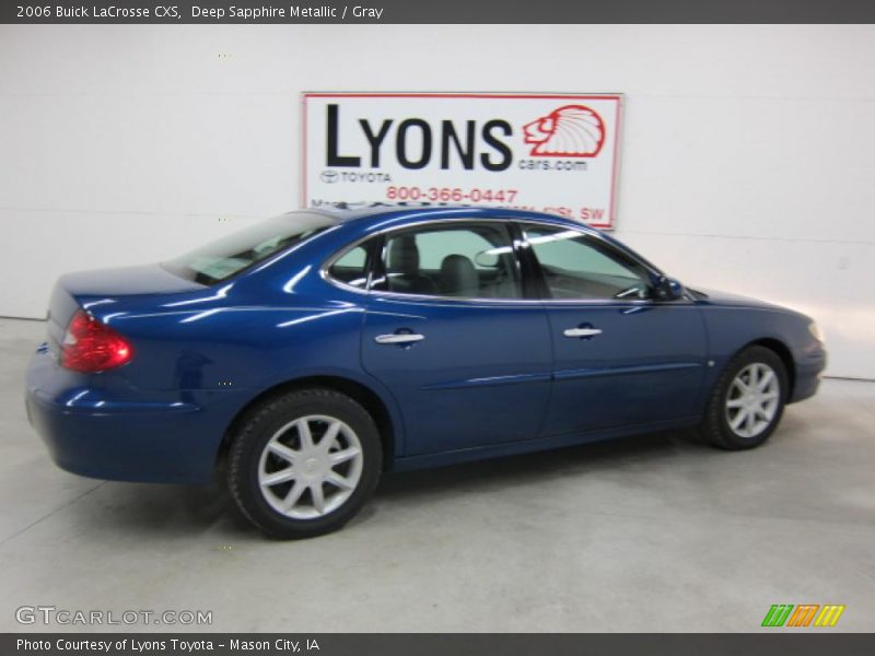 Deep Sapphire Metallic / Gray 2006 Buick LaCrosse CXS