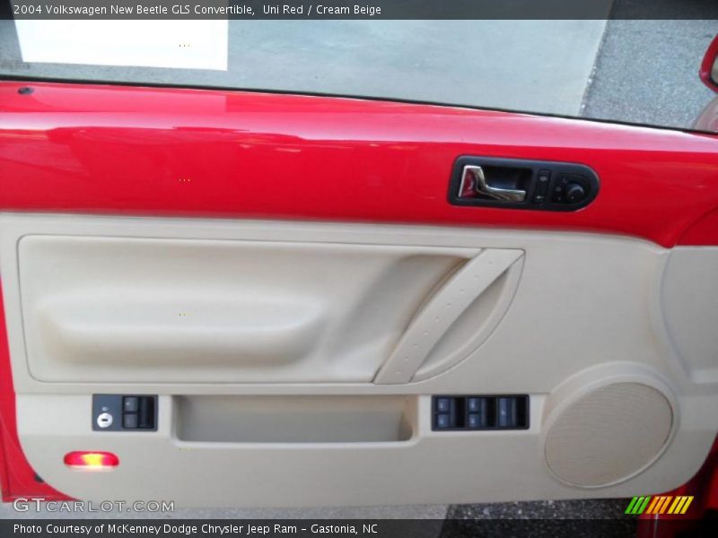 Uni Red / Cream Beige 2004 Volkswagen New Beetle GLS Convertible