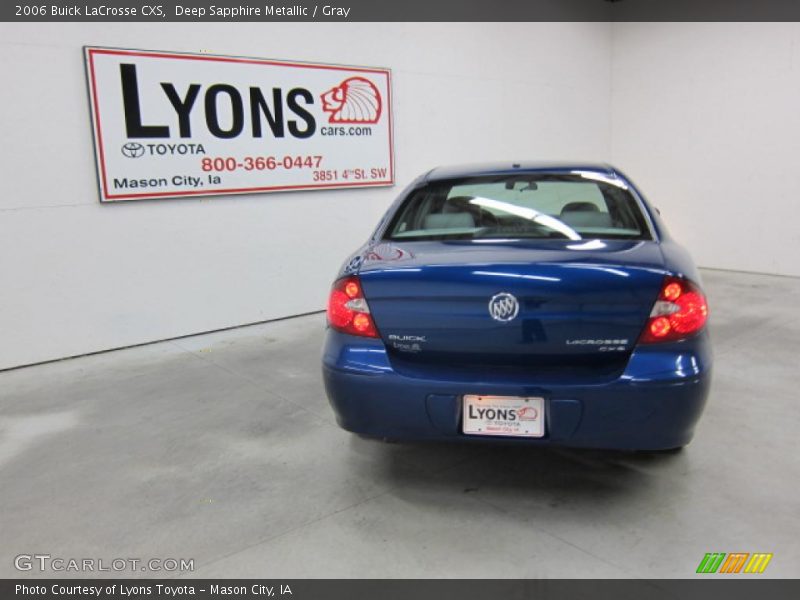 Deep Sapphire Metallic / Gray 2006 Buick LaCrosse CXS