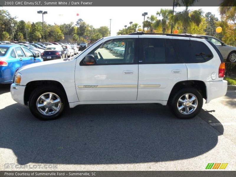 Summit White / Dark Pewter 2003 GMC Envoy SLT