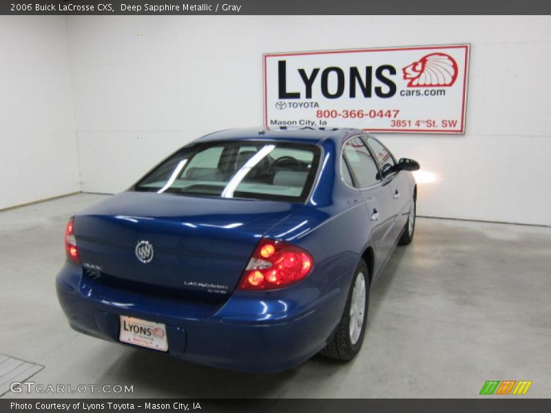 Deep Sapphire Metallic / Gray 2006 Buick LaCrosse CXS